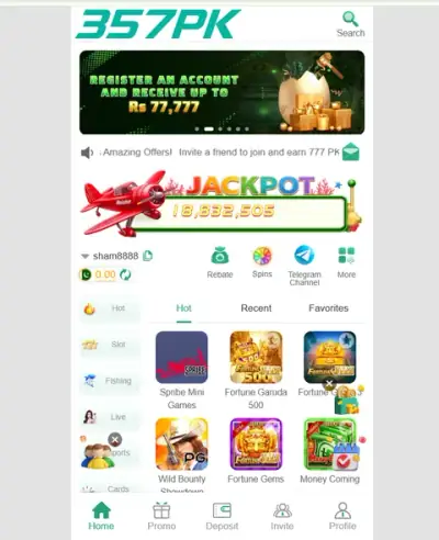 357PK Game App Dashboard